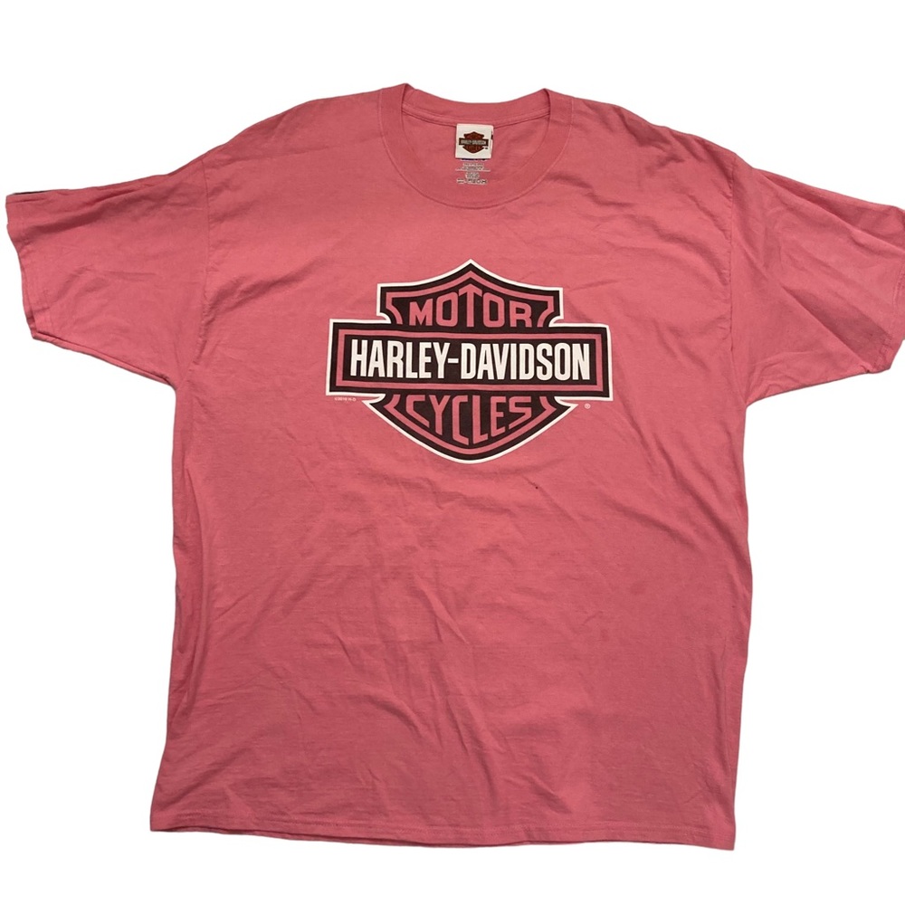 Harley Davidson :: pink shirt :: size XXL
